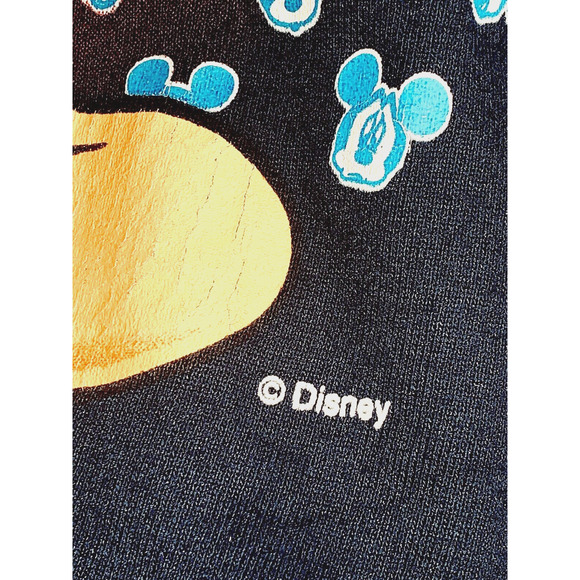 Medium Vtg Adult Mickey Unlimited Velva Sheen Mouse Disney Sweatshirt Navy USA - Picture 8 of 12